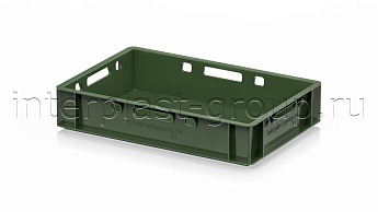 Ящик для мяса и колбасных изделий Е-1 зеленый в Павлодаре Ящик для мяса и колбасных изделий Е-1 зеленый в Павлодаре