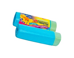 Мешки для мусора 35 л, ароматизированные, Морской Бриз, голубые, в рулоне 10 шт., ПНД, 12 мкм, 560х530 мм, GRIFON Aroma, 101-080 M в Павлодаре