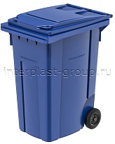 Мусорный контейнер 360 л синий 360 синий в Павлодаре Мусорный контейнер 360 л синий 360 синий в Павлодаре