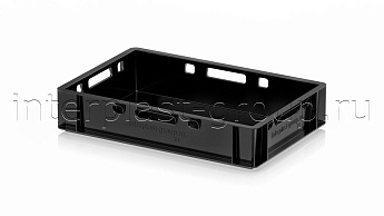 Ящик для мяса и колбасных изделий Е-1 черный в Павлодаре Ящик для мяса и колбасных изделий Е-1 черный в Павлодаре