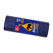 Мешки для мусора 240 л, синие, рулон 10 шт., ПВД 36 мкм, 1350х900 мм, Уфа Пак, МВ1854 (МВ 240-10с)