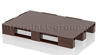 Поддон пластиковый сплошной с бортиками коричневый в Павлодаре Поддон пластиковый сплошной с бортиками коричневый в Павлодаре