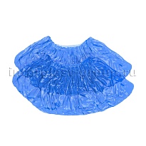 Бахилы голубые 2000 шт (1000 пар), 16 мкм, однослойные, с одной резинкой, Эконом в Павлодаре