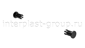 Комплект осей для крышки контейнера 120 л.  черный в Павлодаре