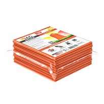 Мешки для мусора 160 л, оранжевые, в пачке 10 шт., ПВД, 40 мкм, 900х1100 мм, i-Bag в Павлодаре