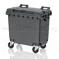 Мусорный контейнер 770 л серый 770 серый в Павлодаре