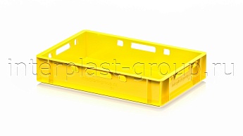 Ящик для мяса и колбасных изделий Е-1 желтый в Павлодаре