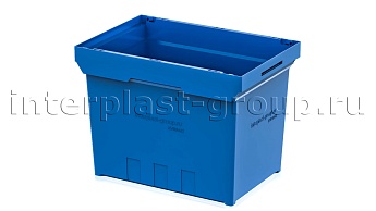 Вкладываемый контейнер KVR 6442 с усиленным дном голубой в Павлодаре