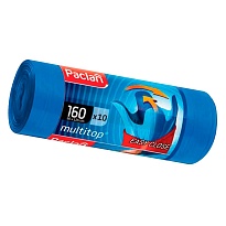 Мешки для мусора 160 л, с ушками, синие, в рулоне 10 шт., ПВД, 30 мкм, 1250х900 мм, PACLAN Multitop, 604064 в Павлодаре Мешки для мусора 160 л, с ушками, синие, в рулоне 10 шт., ПВД, 30 мкм, 1250х900 мм, PACLAN Multitop, 604064 в Павлодаре