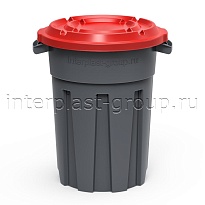 Мусорный бак универсальный  80 л серый 80 серый в Павлодаре