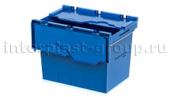 Вкладываемый контейнер KVR 6442 с распашной крышкой голубой