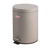 Ведро-контейнер для мусора (урна) с педалью LAIMA Classic, 5 л, серое, матовое, металл, со съемным внутренним ведром в Павлодаре Ведро-контейнер для мусора (урна) с педалью LAIMA Classic, 5 л, серое, матовое, металл, со съемным внутренним ведром в Павлодаре