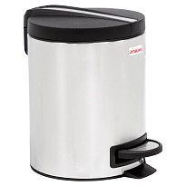 Ведро-контейнер для мусора (урна) с педалью LAIMA Modern, 5 л, матовое, нержавеющая сталь в Павлодаре Ведро-контейнер для мусора (урна) с педалью LAIMA Modern, 5 л, матовое, нержавеющая сталь в Павлодаре