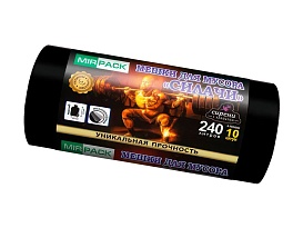 Мешки для мусора 240 л, ароматизированные, черные, в рулоне 10 шт., ПВД 40 мкм, 1500х1100 мм, СИЛАЧИ, sil24011110 в Павлодаре Мешки для мусора 240 л, ароматизированные, черные, в рулоне 10 шт., ПВД 40 мкм, 1500х1100 мм, СИЛАЧИ, sil24011110 в Павлодаре