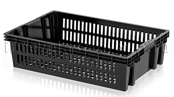 Ящик для овощей, фруктов и хлеба Евролоток черный в Павлодаре Ящик для овощей, фруктов и хлеба Евролоток черный в Павлодаре