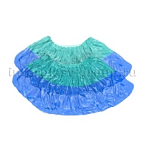 Бахилы бирюзово-синие 1000 шт (500 пар), 64 мкм, двойная подошва, двойная резинка, Особопрочные+ в Павлодаре